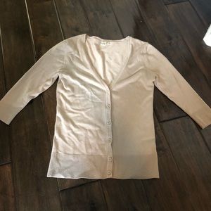 Tan/ Beige Cardigan size small